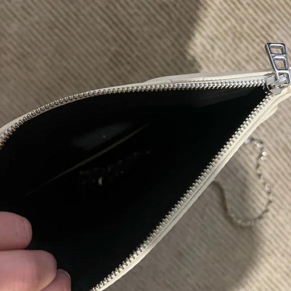 Zadig & Voltaire Cream Quilted Chain Bag